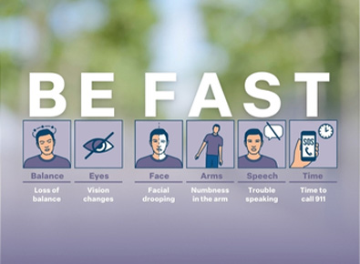 Stroke awareness graphic