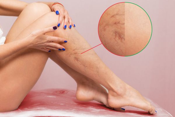 diagram of spider veins